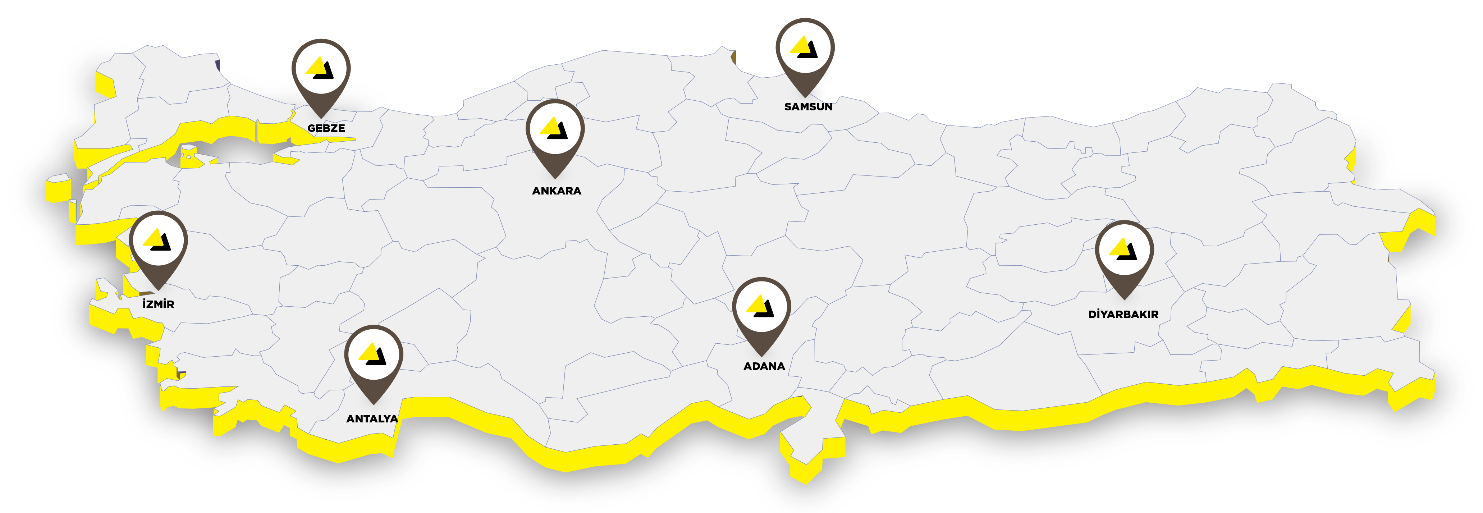 Weber Türkiye üretim tesisleri haritası